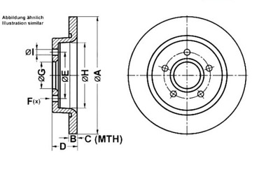 ДИСКИ ТОРМОЗНЫЕ ТОРМОЗНЫЕ 2 ШТУКИ. ЗАД POWER DISC FOCUS 11- AT