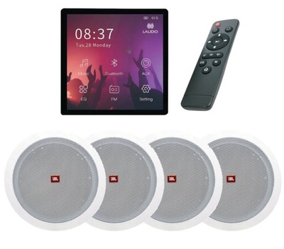 LAUDIO RADIO PODTYNKOWE W20BT Z BLUETOOTH USB SD + GŁOŚNIKI JBL 4X 40W