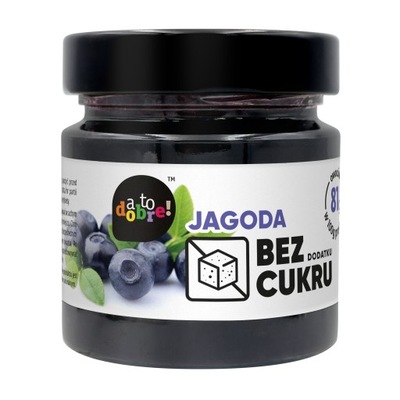 Konfitura jagoda bez dodatku cukru 195 g atodobre!