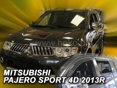 DEFLECTORES HEKO MITSUBISHI PAJERO SPORT DE 2013 4 PIEZAS  