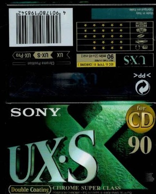 Kaseta magnetofonowa SONY UX S 90 CHROME [KASETA]