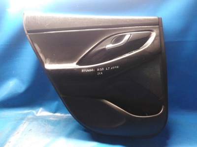 Обшивка двері лівий задня hyundai i30 фото №1