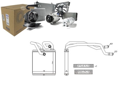 HEATER NISSAN QASHQAI I X-TRAIL II 1.5D-2.5 11.06-04.14 NISSENS  