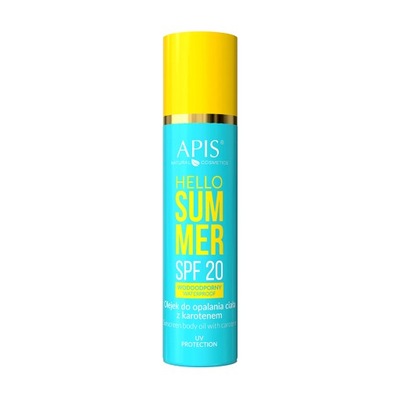 APIS Hello Summer Olejek do Opalania Ciała 150 ml z Karotenem SPF 20