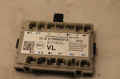 Mercedes модуль блок управления дверь a2139005313 w213 фото №1