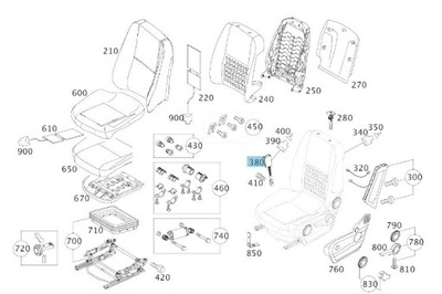 MERCEDES-BENZ OE A9068600369 9051 ЗАЦЕП ПАНЕЛИ БЕЗОПАСНОСТИ