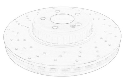 Оригінальний номер mercedes диск гальмівна mercedes перед w222/v222/x222 2,9d-3,5h 13- фото №1