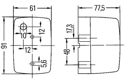 ФАРА ПОВОРОТА (ОРАНЖЕВАЯ) MERCEDES T1 /