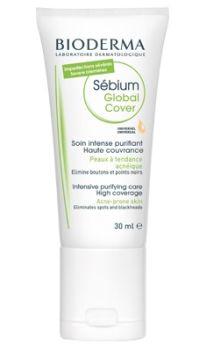 BIODERMA SEBIUM GLOBAL COVER Krem Koloryzujący 30 ml