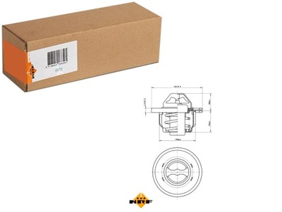 Термостат жидкость охлаждающей dacia dokker dokker express minivan фото №1