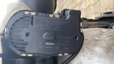 Porsche cayenne i рестайлінг  7l дросельна заслінка фото №1