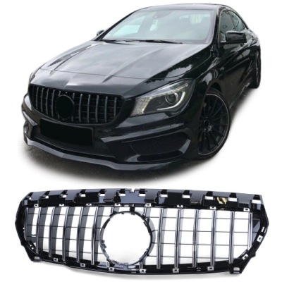 Решётка радиатора решётка радиатора mercedes cla c117 x117 w117 13-16 фото №1