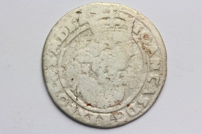 SZÓSTAK POLSKA 1665 AT - JAN II KAZIMIERZ -ST.3-