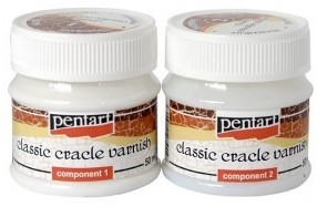 PENTART LAKIER do SPĘKAŃ crakle dwu-składnikowy 50 ml CLASSIC CRACKLE