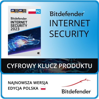 Bitdefender Internet Security PL 1 stanowisko / 12 miesięcy