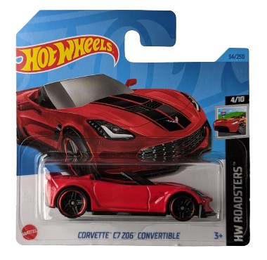 CORVETTE C7 Z06 CONVERTIBLE Hot Wheels HKK10 (074299057854