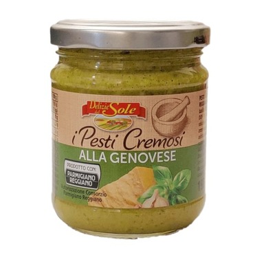 Pesto Genovese Cremosi z czosnkiem 190g