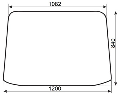 СТЕКЛО ЗАДНЯЯ BELARUS MTZ-82 NO DRAWINOS 80-6700 TYPE 3