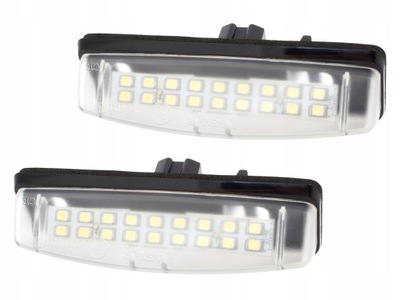 ЛАМПОЧКИ LED (СВЕТОДИОД ) НОМЕРА DO TOYOTA CAMRY PRIUS