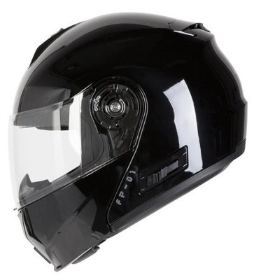 Kask szczękowy motocyklowy OZONE Flip Up Fp-01 czarny połysk XS