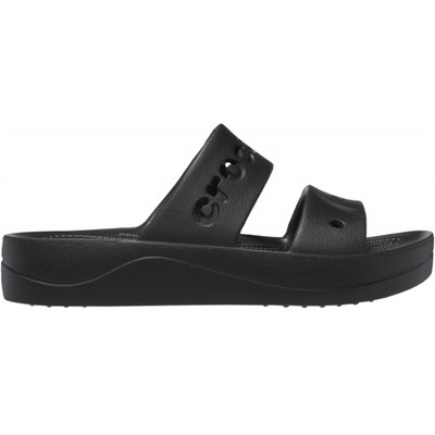 Klapki damskie Crocs Baya Platform czarne 208188 001 41-42