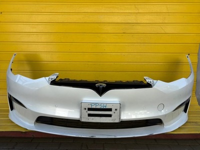 Tesla plaid s 3 бампер перед kompletny 6xpdc ppsw 2021r. фото №1