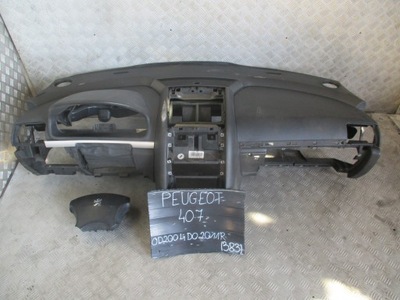 Приборная панель подушки безопасности peugeot 407 04-11r фото №1