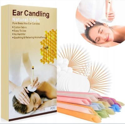 wkv-EAR CANDLES EAR CANDLING 24PCS + STANDS