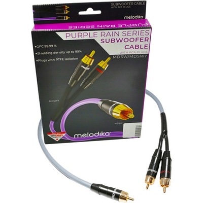 MELODIKA MDSWY20G KABEL DO SUBWOOFERA RCA - 2RCA TYPU Y 2.0M