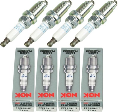 4X СВІЧКИ NGK LASER PLATINUM PREMIUM PZFR5N-11T 7742