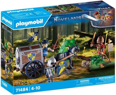 Playmobil Novelmore Napad na wóz transportowy Figurki Rycerzy