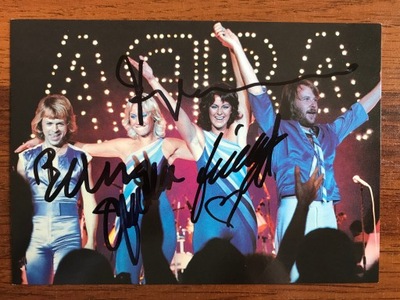 ABBA. Zdjęcie z autografami 10 x 15 cm