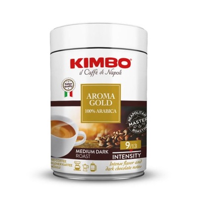 Kimbo Aroma Gold 250g kawa mielona w puszce