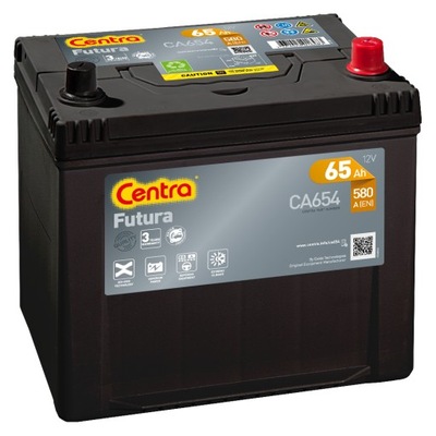 АКУМУЛЯТОР CENTRA FUTURA 12V 65AH 580A CA654