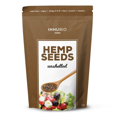 Niełuskane nasiona konopi 200g Cannabis sativa