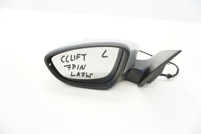 Vw passat cc lift зеркало левая 7pin la7w anglik фото №1