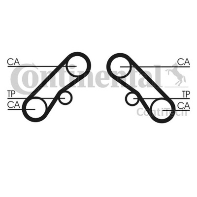 Continental ct1074 ремінь розподільного валу фото №1