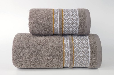 Ręcznik bawełniany GRENO Arabiana 70x140 beżowy
