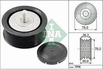 INA 532 0800 10 RUEDA DIRECCIONALES CORREA CAYENNE 4.5 02-07  