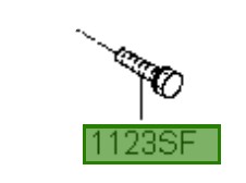 Болт задний ступица hyundai 1123610456k фото №1