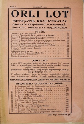 Orli lot nr 10 1929 r.