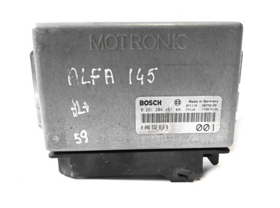 Alfa romeo 145 бортовий комп'ютер двигуна 0261204481 фото №1