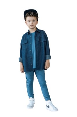 Koszula Jeans Niebieska All For Kids 116 122