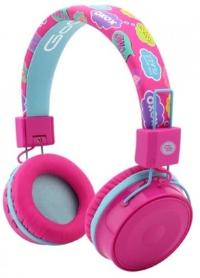 Słuchawki nauszne dla dzieci GOGEN HBTM32P Różowy