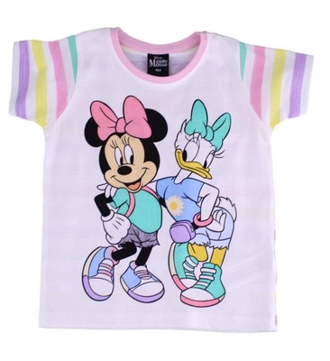 T-shirt koszulka bluzka krótki rękaw Minnie r.134