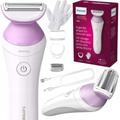 PHILIPS BRL136/00 GOLARKA DAMSKA ELEKTRYCZNA BEZPRZEWODOWA NA MOKRO SUCHO