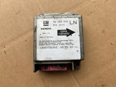 Датчик модуль подушка безпеки opel corsa b 1993-2000 90483545 фото №1