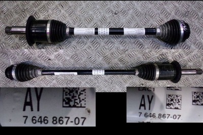 Mini f54 f60 all4 приводной вал задняя левая правая 3.334km! фото №1