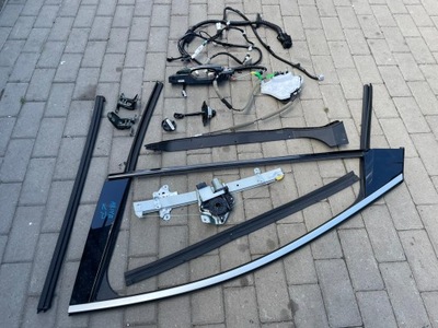 Nissan ariya дверь левый перед ручка хром рамка механизм фото №1