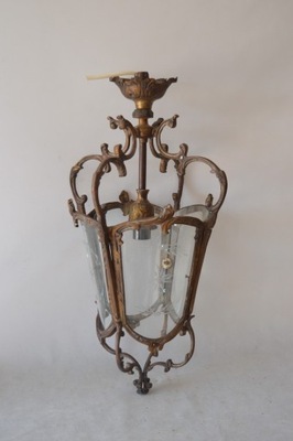 LATARNIA WISZĄCA LAMPA EMPIRE 73CM Z BRĄZU empire